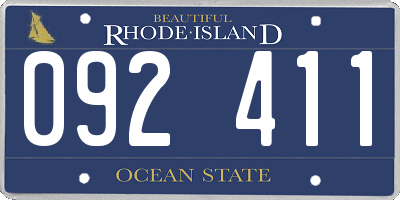 RI license plate 092411