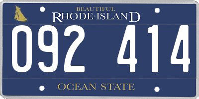 RI license plate 092414