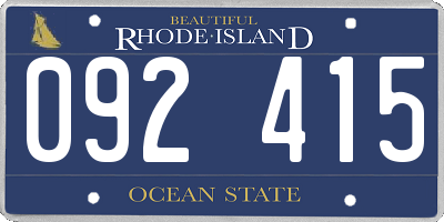 RI license plate 092415