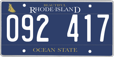 RI license plate 092417