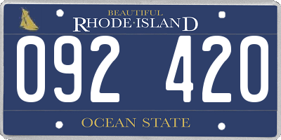 RI license plate 092420
