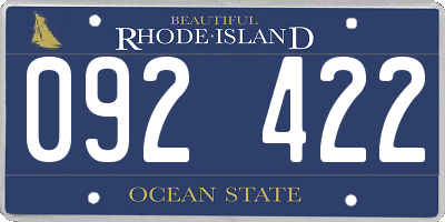 RI license plate 092422