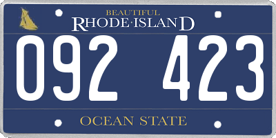 RI license plate 092423