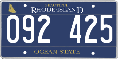 RI license plate 092425