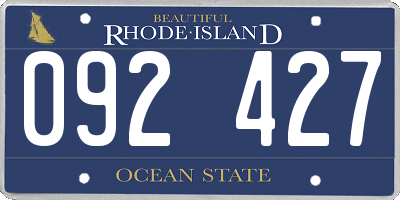 RI license plate 092427