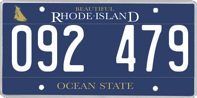 RI license plate 092479
