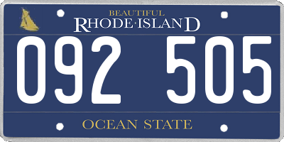 RI license plate 092505