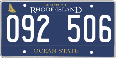 RI license plate 092506