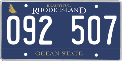 RI license plate 092507