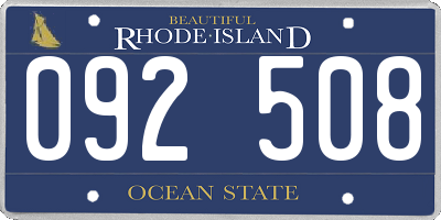 RI license plate 092508