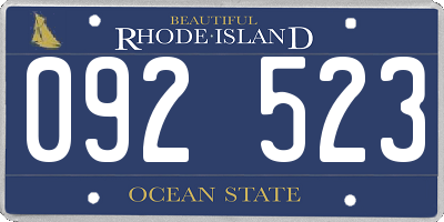 RI license plate 092523