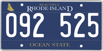 RI license plate 092525