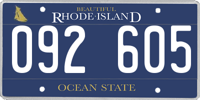 RI license plate 092605