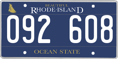 RI license plate 092608