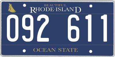 RI license plate 092611