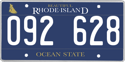 RI license plate 092628