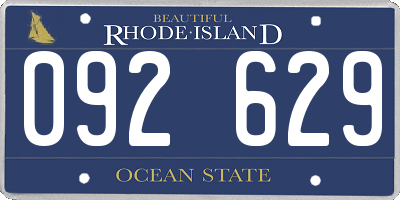 RI license plate 092629