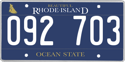 RI license plate 092703