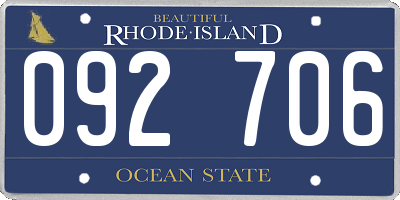 RI license plate 092706