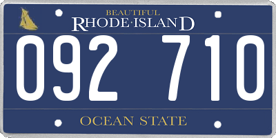 RI license plate 092710