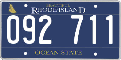 RI license plate 092711