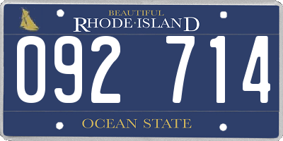 RI license plate 092714