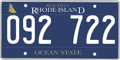 RI license plate 092722