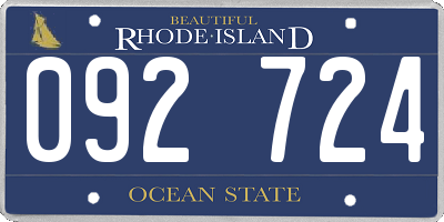 RI license plate 092724