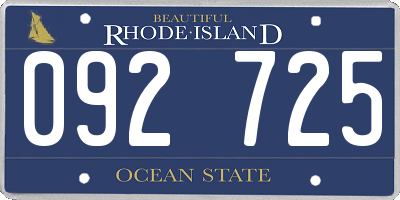 RI license plate 092725