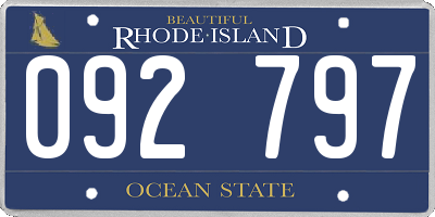 RI license plate 092797