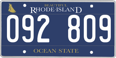 RI license plate 092809