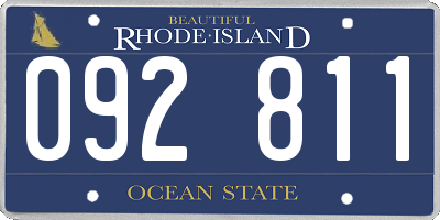 RI license plate 092811