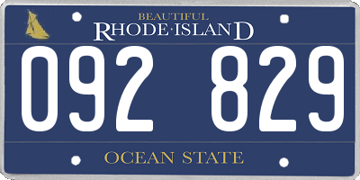 RI license plate 092829