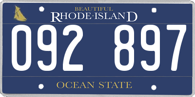 RI license plate 092897