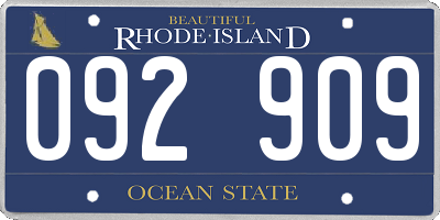 RI license plate 092909