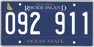 RI license plate 092911