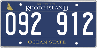 RI license plate 092912