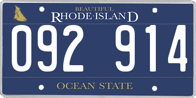 RI license plate 092914