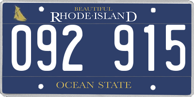 RI license plate 092915