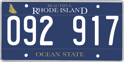RI license plate 092917