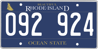 RI license plate 092924