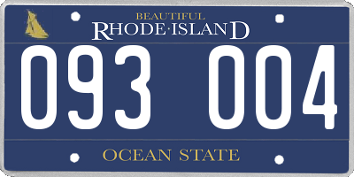 RI license plate 093004