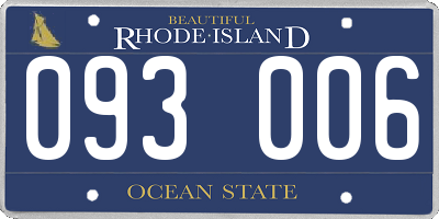 RI license plate 093006