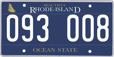 RI license plate 093008