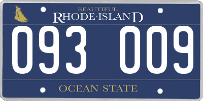 RI license plate 093009