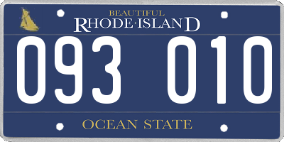 RI license plate 093010