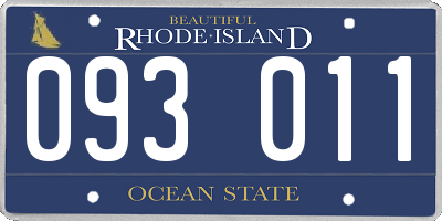 RI license plate 093011