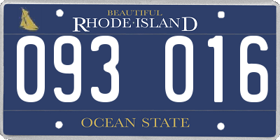 RI license plate 093016