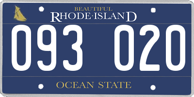 RI license plate 093020