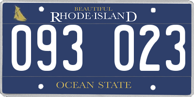 RI license plate 093023